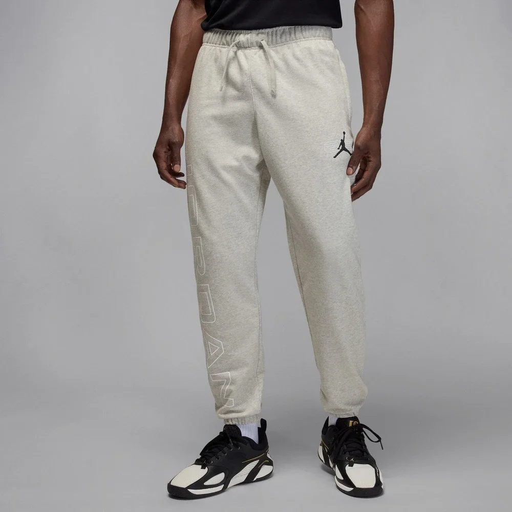 Jordan Sport Crossover Fleece Sweatpants Mens M Grey Dri-FIT Activewear
